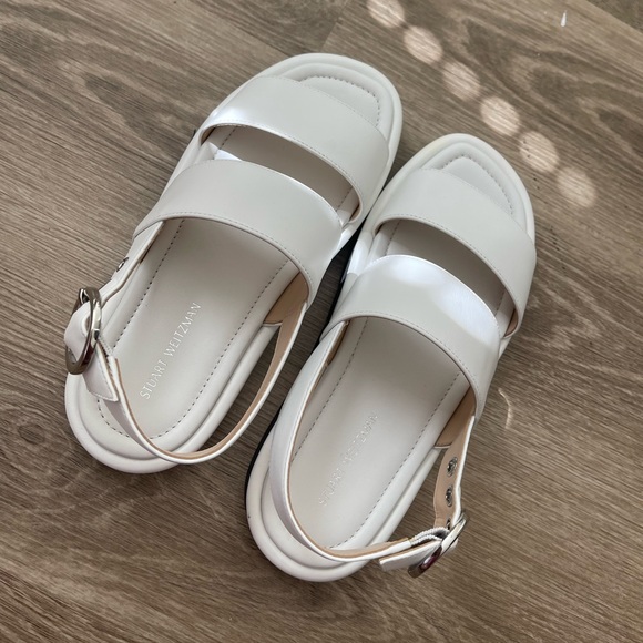 STUART WEITZMAN Leather sandals - Picture 9 of 13